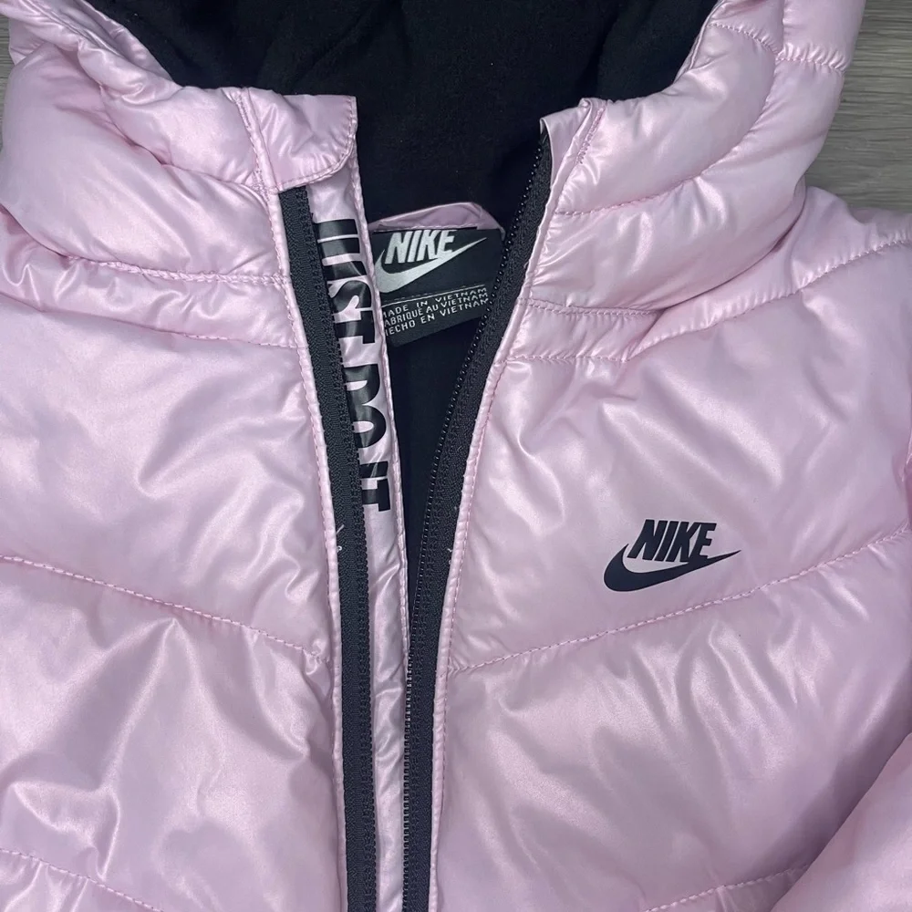 4t Nike Light Pink Hooded Jacket - Picture 2 of 5